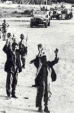 Ægyptiske soldater tages til fange