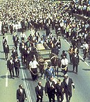 Martin Luther King begraves