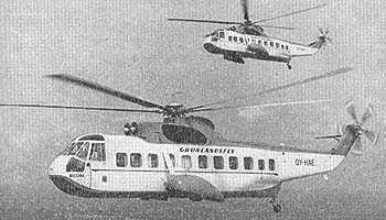 Helikopterflyvning i Grønland